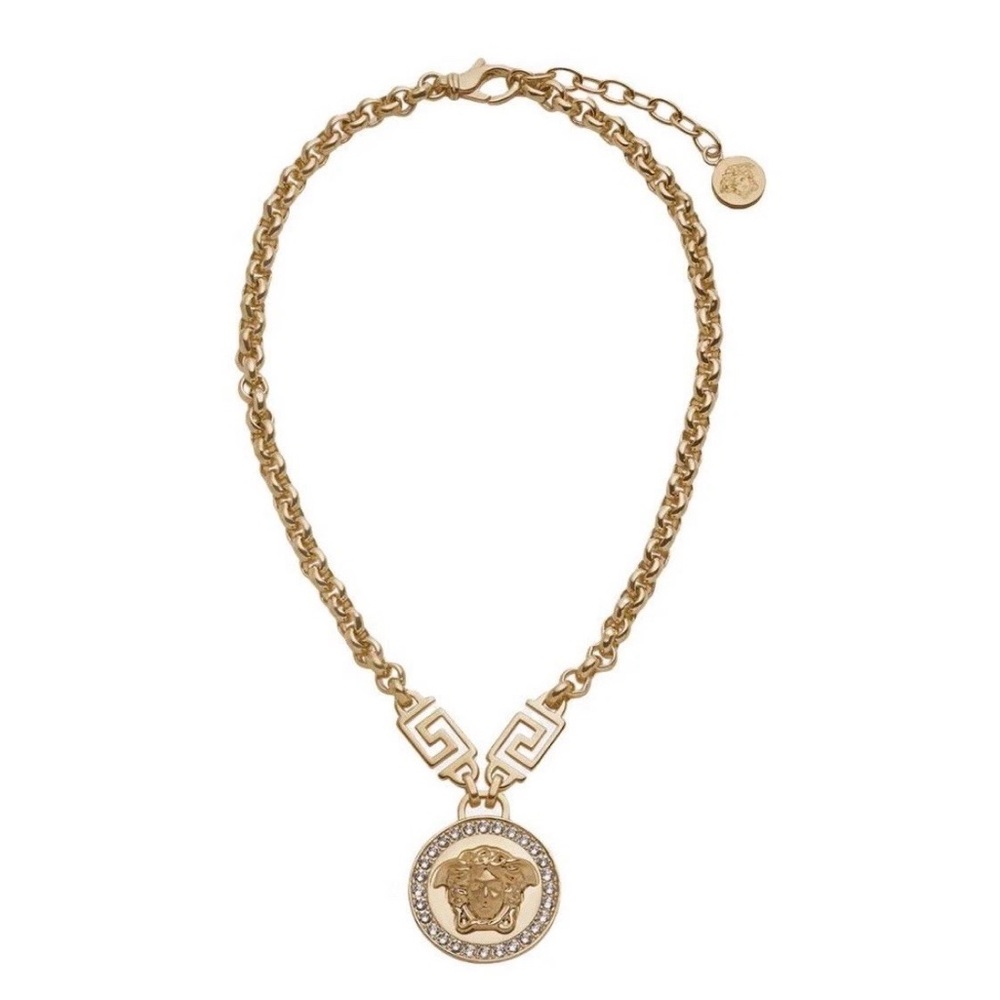 Versace Gold Medusa Pendant Necklace